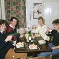 Dinner party starter moment, A Trip to Kenilworth, Warwickshire - 21st September 1989