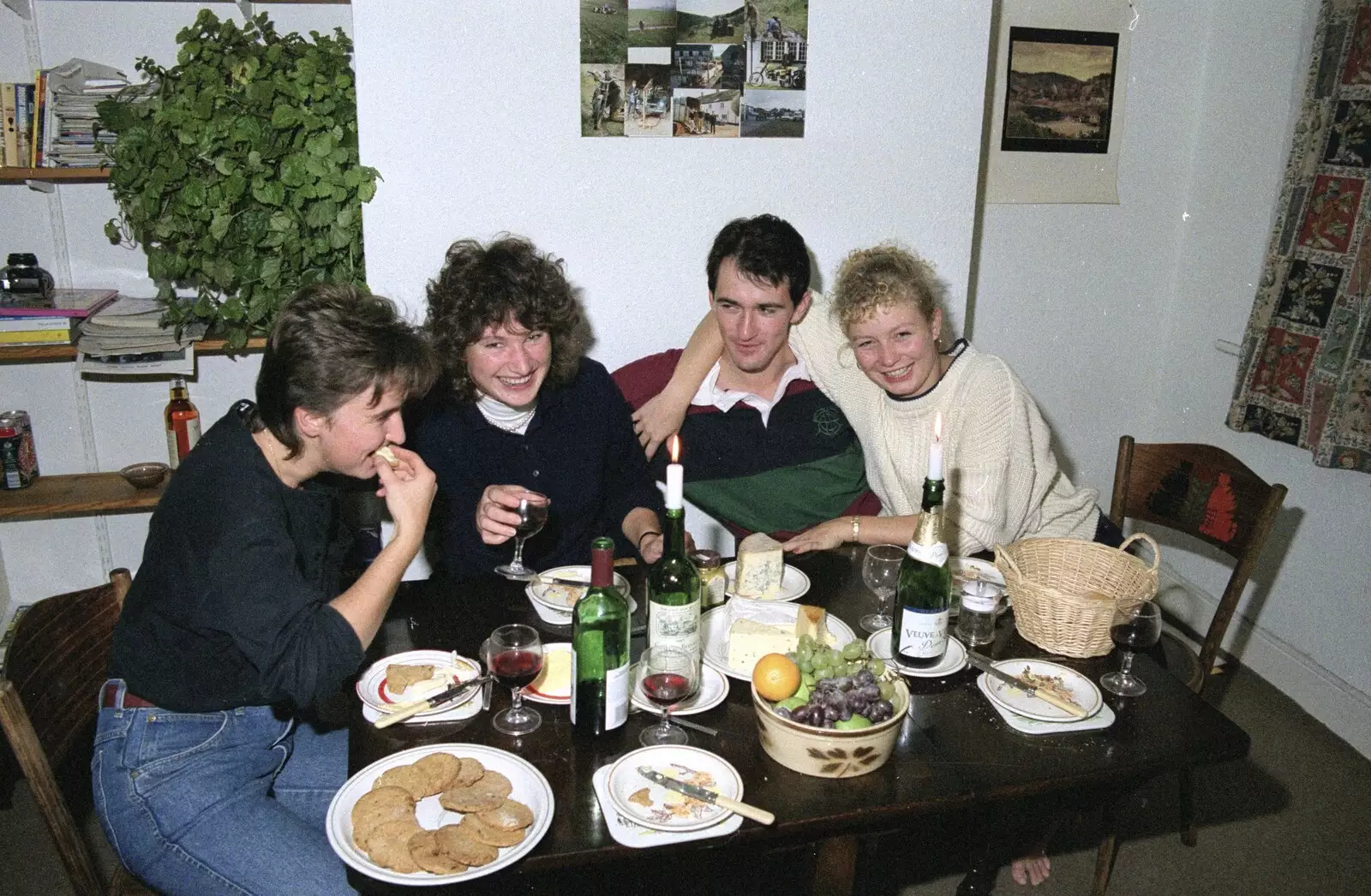 Post-dinner shenanigans, from A Trip to Kenilworth, Warwickshire - 21st September 1989