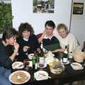 Post-dinner shenanigans, A Trip to Kenilworth, Warwickshire - 21st September 1989