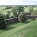 The view from Kenilworth's motte, A Trip to Kenilworth, Warwickshire - 21st September 1989