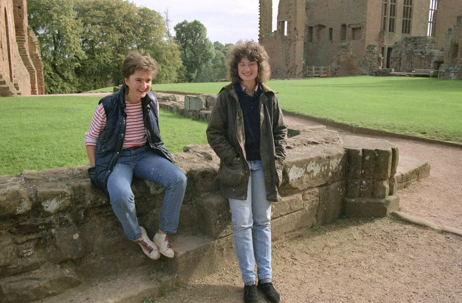 Off the wall, from A Trip to Kenilworth, Warwickshire - 21st September 1989