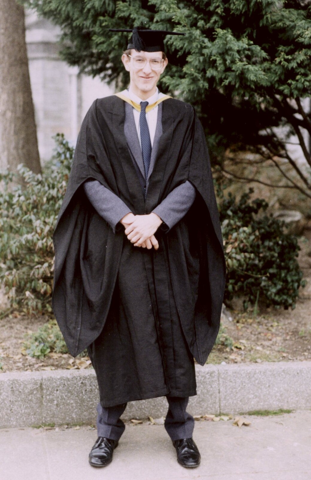 Andy Dobie from Uni: Graduation Day, The Guildhall, Plymouth, Devon - 30th September 1989