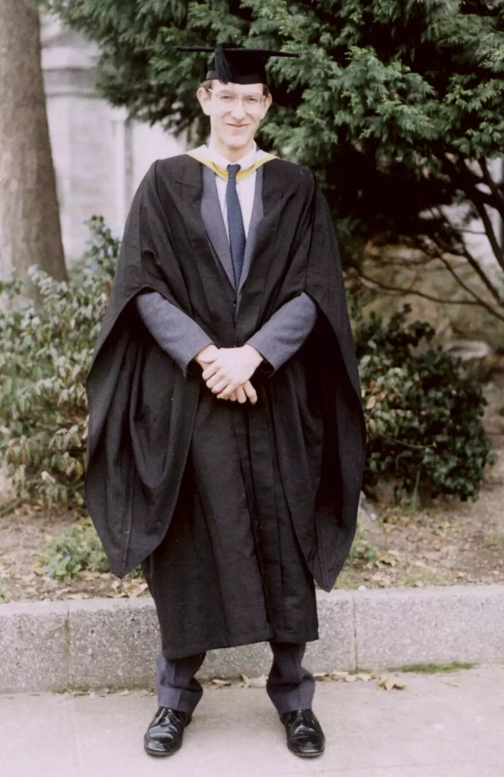 Andy Dobie, from Uni: Graduation Day, The Guildhall, Plymouth, Devon - 30th September 1989