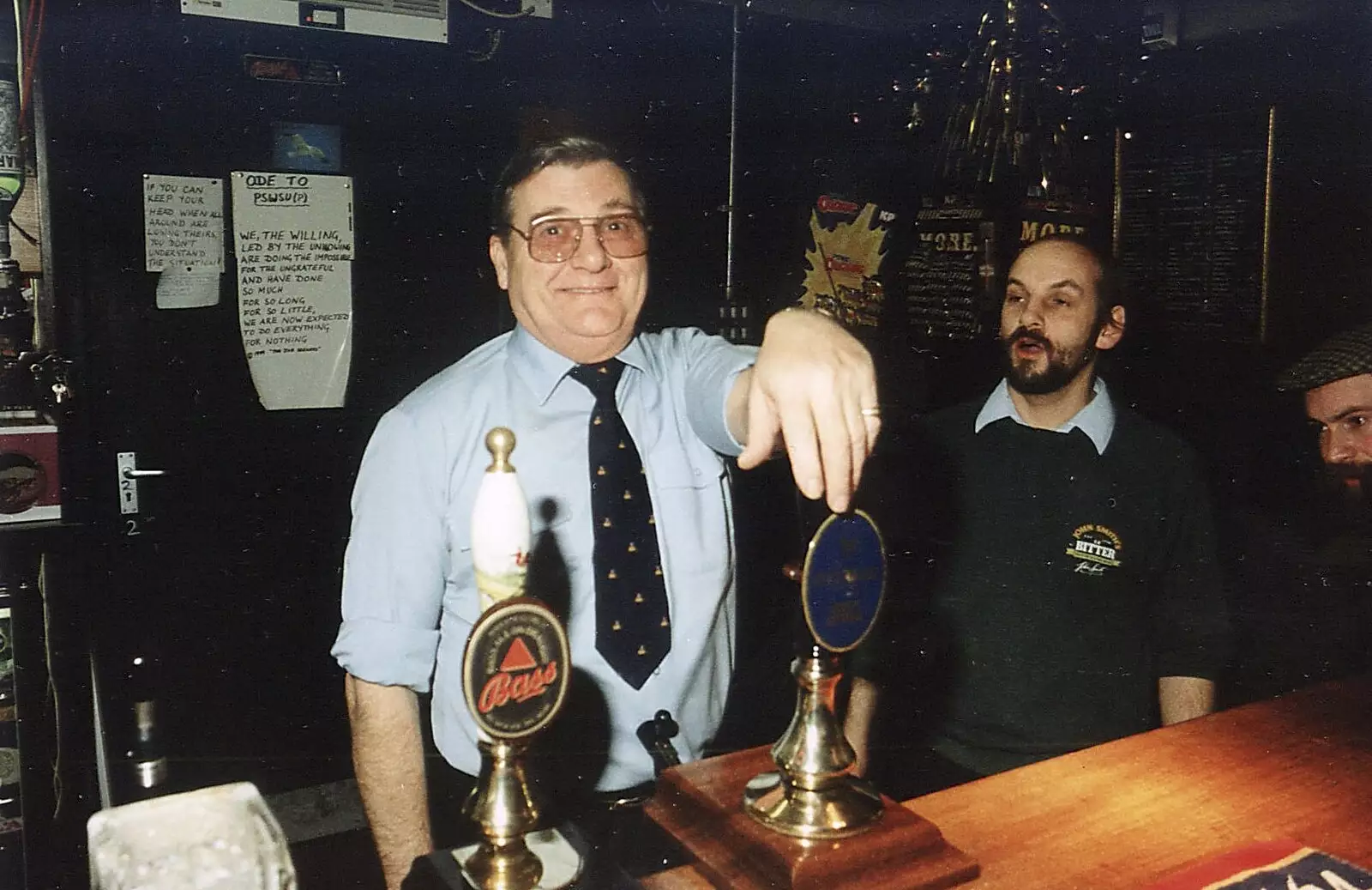 Roy, SU bar manager, from Uni: Graduation Day, The Guildhall, Plymouth, Devon - 30th September 1989