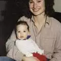 Angela has a go of her neice, Uni: Graduation Day, The Guildhall, Plymouth, Devon - 30th September 1989