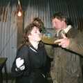 Sam gets some cider, A Stuston Bonfire Night, Suffolk - 5th November 1989