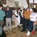 Multiple conversations, A Stuston Bonfire Night, Suffolk - 5th November 1989