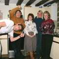 Steve, David, Sam, Sue and Linda in the kitchen, A Stuston Bonfire Night, Suffolk - 5th November 1989
