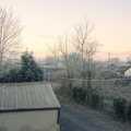 A frosty view from the bedroom window, The Old Man Visits, and a Frosty Stuston, Suffolk - 8th December 1989