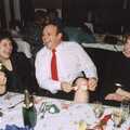 1989 Wendy and Jackie giggle as Mike Perkins does knee specs
