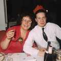 Beryl and Graham, BPCC Printec Christmas Do, Harleston Swan - 15th December 1989