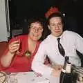 Beryl and Graham, BPCC Printec Christmas Do, Harleston Swan - 15th December 1989