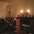 The tree and some candles, Late Night, and Christmas with the Coxes, Needham, Norfolk - 25th December 1989