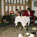 Hanging out in Elteb and Derek's lounge, Late Night, and Christmas with the Coxes, Needham, Norfolk - 25th December 1989