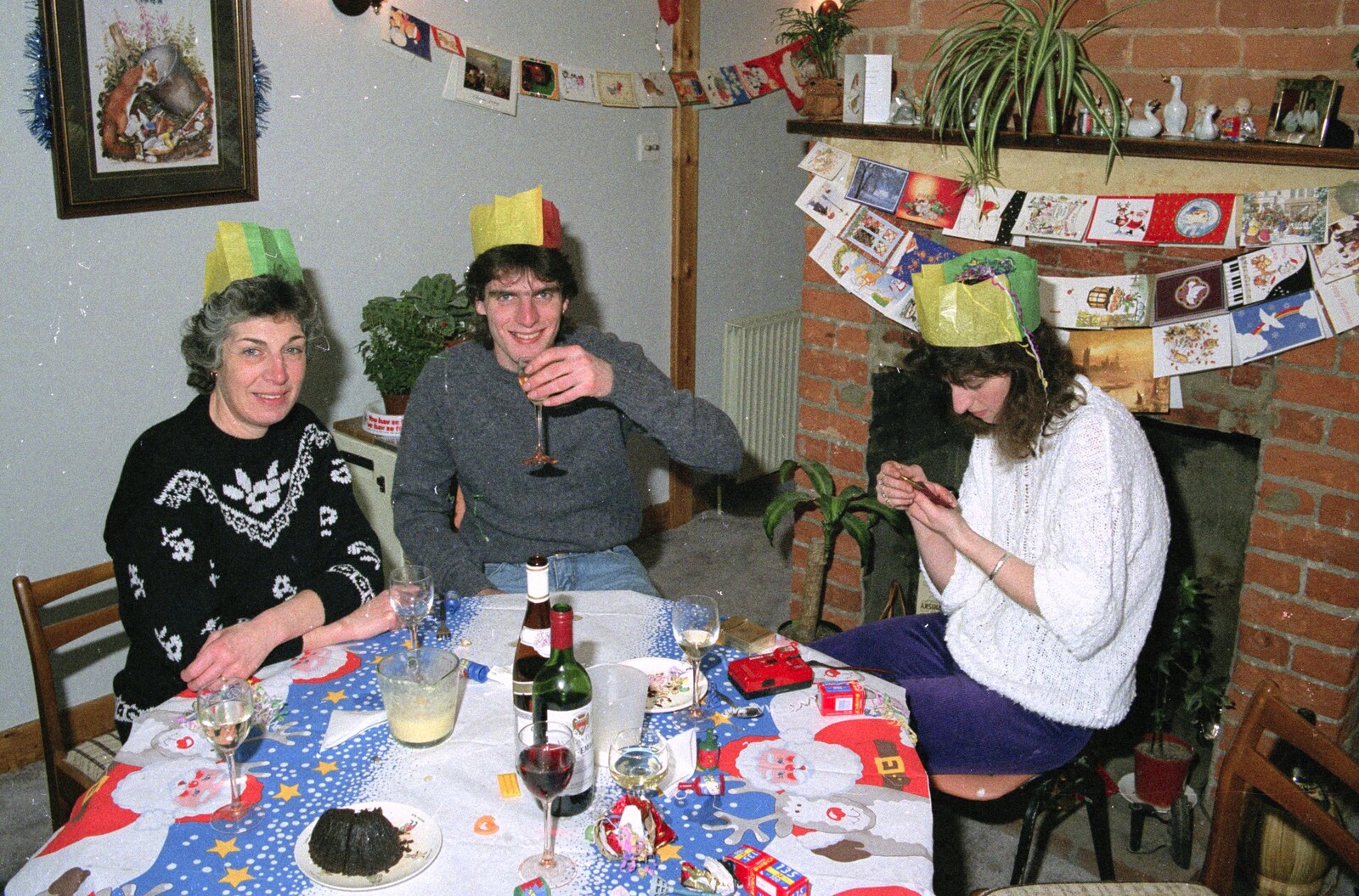 Christmas pudding from Late Night, and Christmas with the Coxes, Needham, Norfolk - 25th December 1989