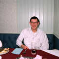 1990 Andy Dobie in the Raj Indian Restaurant, Plymouth
