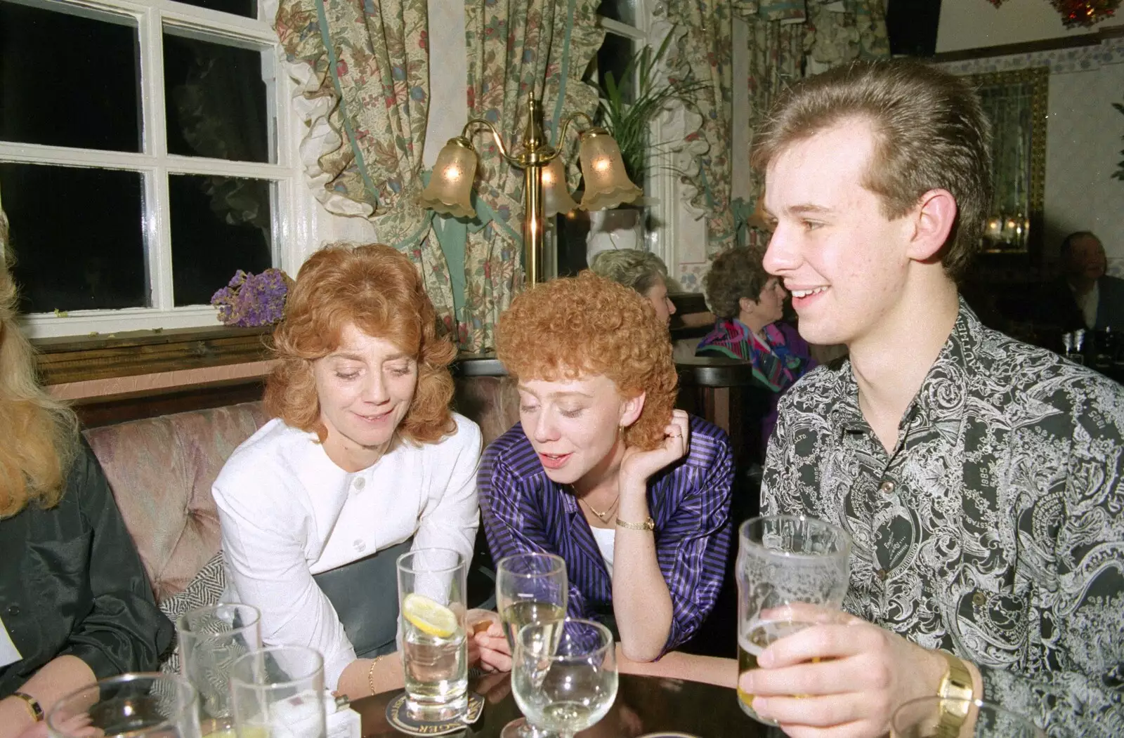 Karl (right), from New Year's Eve and Everyone Visits, Stuston, Suffolk - 10th January 1990