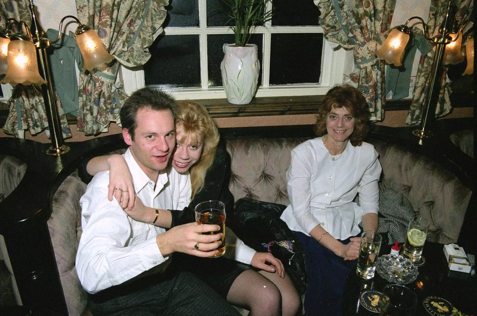 Karl's in-laws, from New Year's Eve and Everyone Visits, Stuston, Suffolk - 10th January 1990