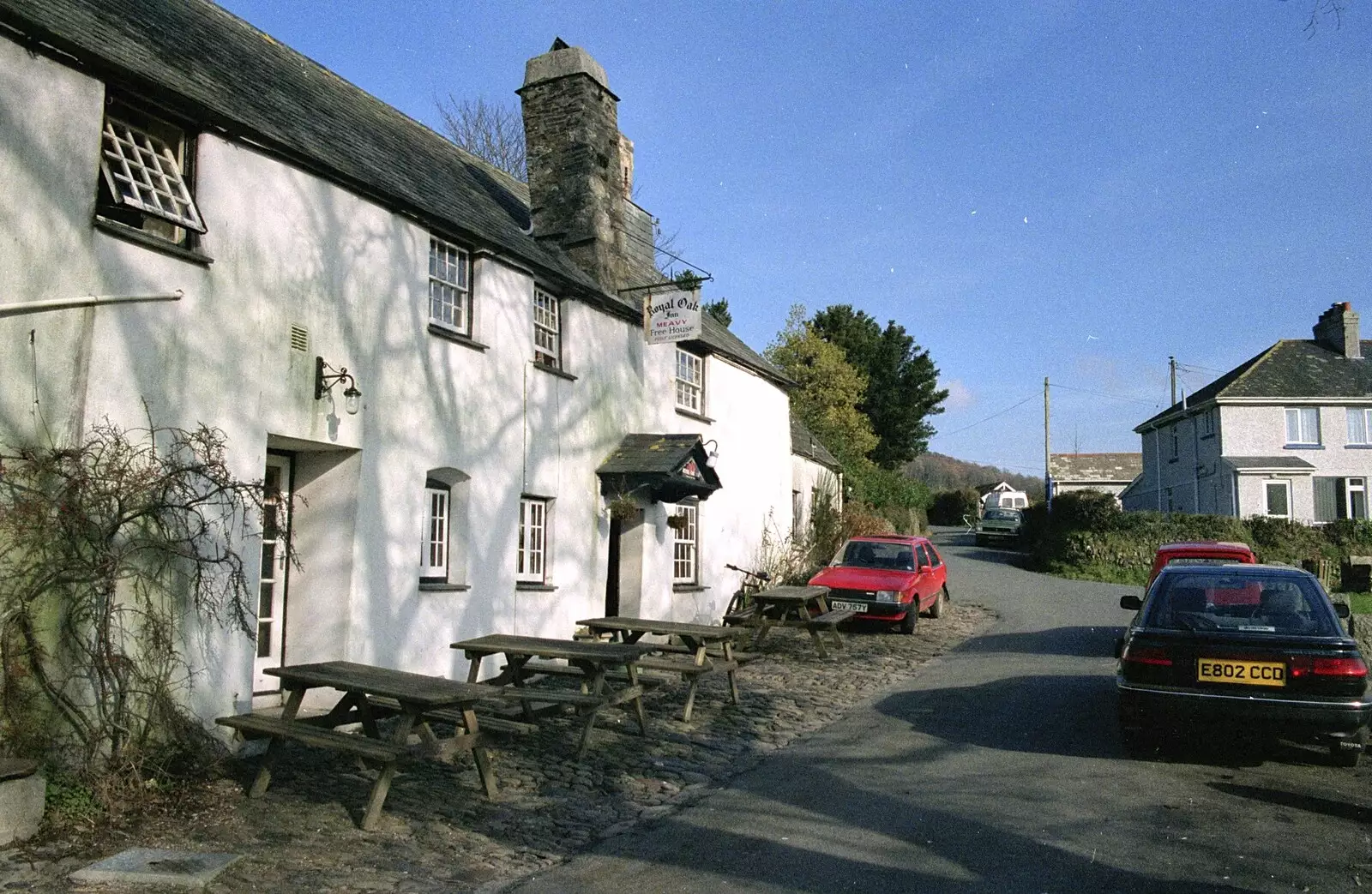 The Royal Oak, at Meavy, from A Trip to Plymouth and Bristol, Avon and Devon - 18th February 1990