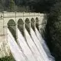 The dam at Burrator is in full flow, A Trip to Plymouth and Bristol, Avon and Devon - 18th February 1990