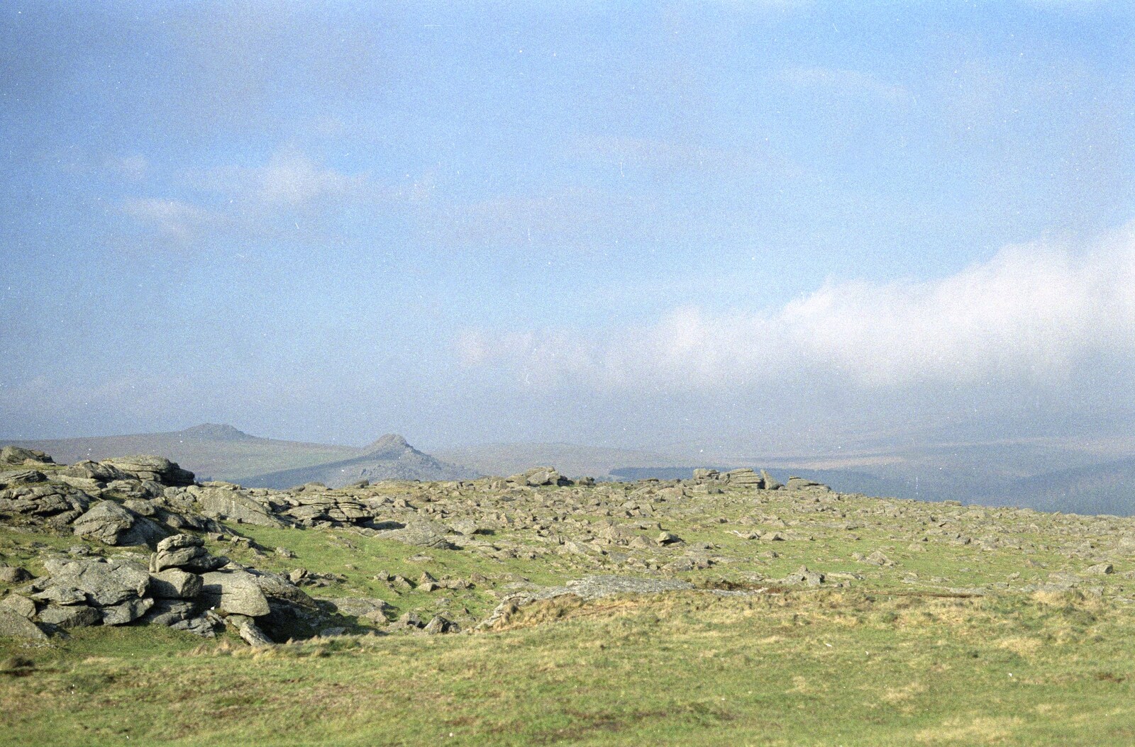 A Trip to Plymouth and Bristol, Avon and Devon - 18th February 1990: Dartmoor view