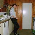 1990 Dave in hist student-ey kitchen