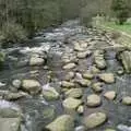 The river at Badger's Holt, Dartmoor, A Trip to Plymouth and Bristol, Avon and Devon - 18th February 1990