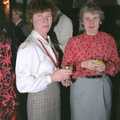 Brenda and Linda, Pancake Day in Starston, Norfolk - 27th February 1990