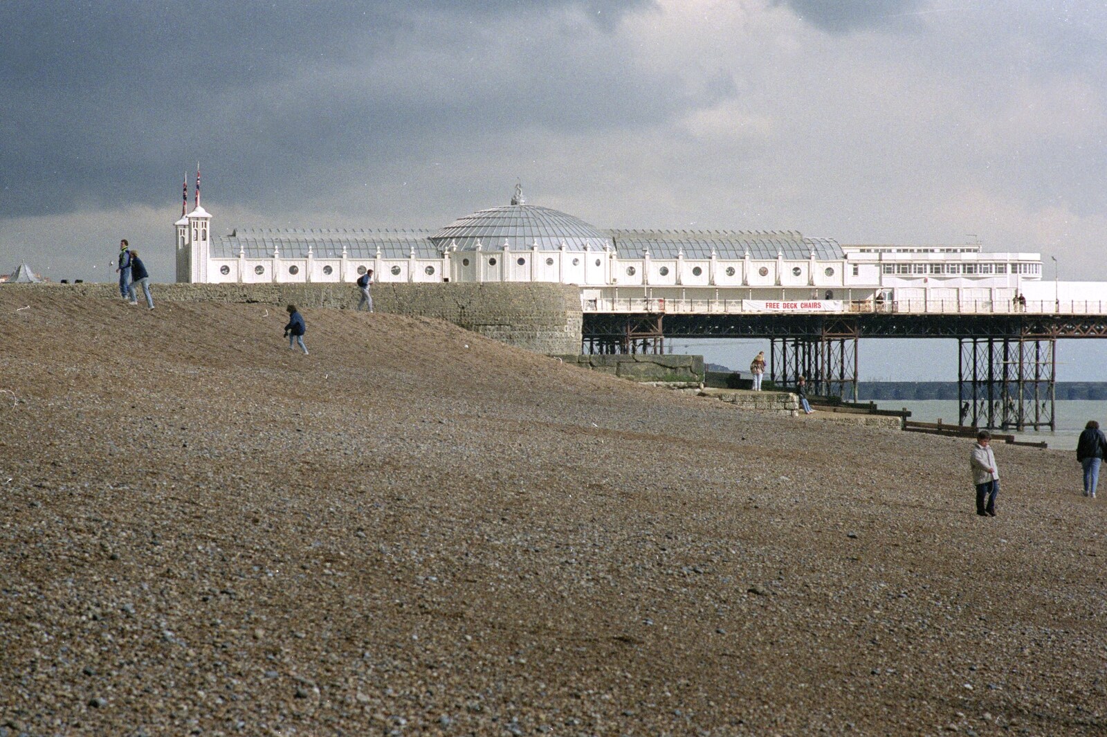 Brighton's East Pier from Brighton Rock: Visiting Riki and John, Brighton, East Sussex - 5th March 1990
