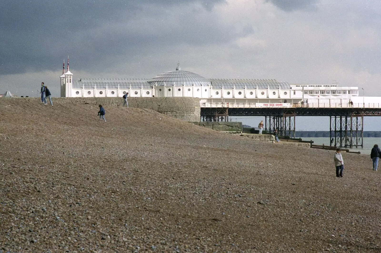 Brighton's East Pier, from Brighton Rock: Visiting Riki and John, Brighton, East Sussex - 5th March 1990