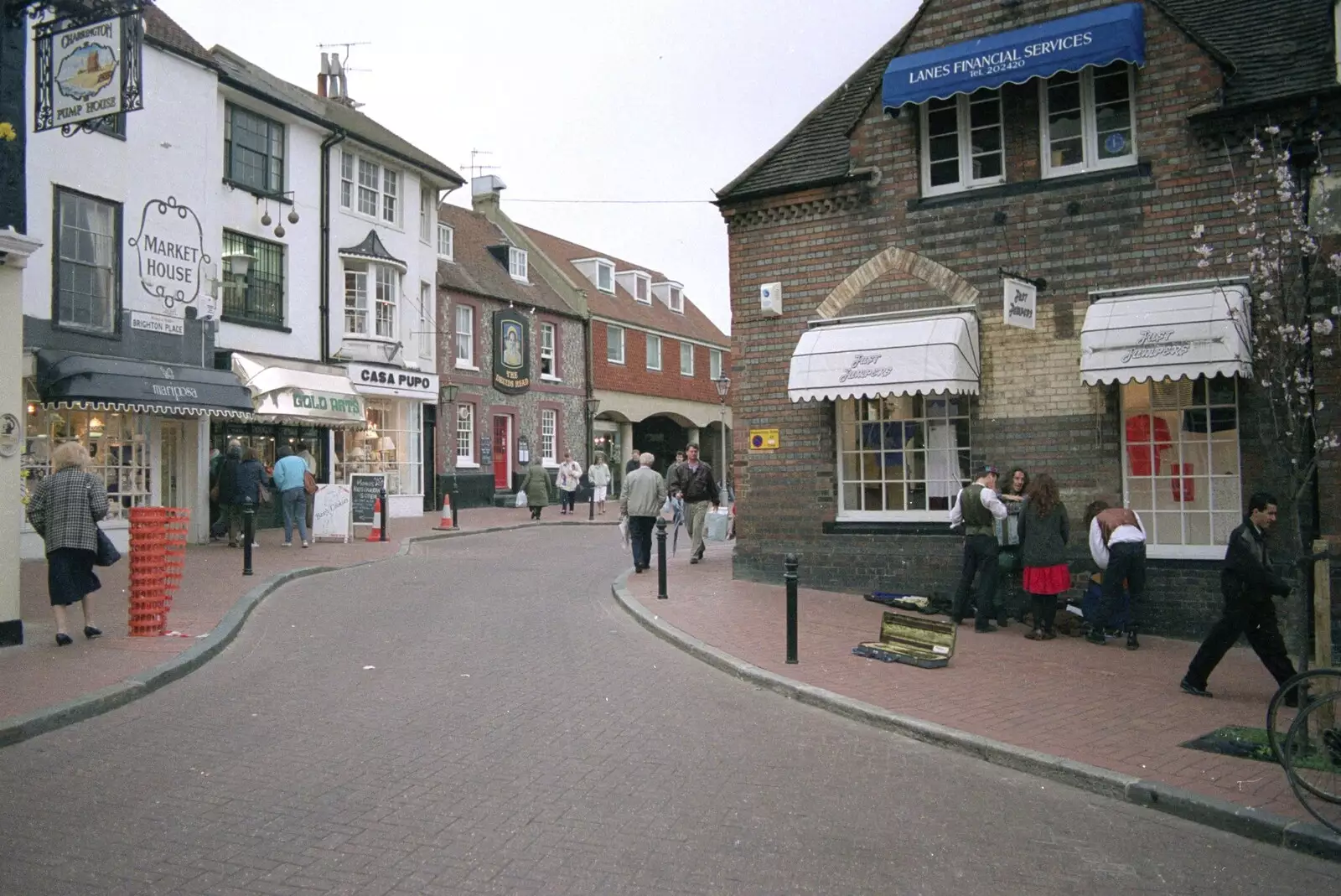 The Lanes in Brighton, from Brighton Rock: Visiting Riki and John, Brighton, East Sussex - 5th March 1990