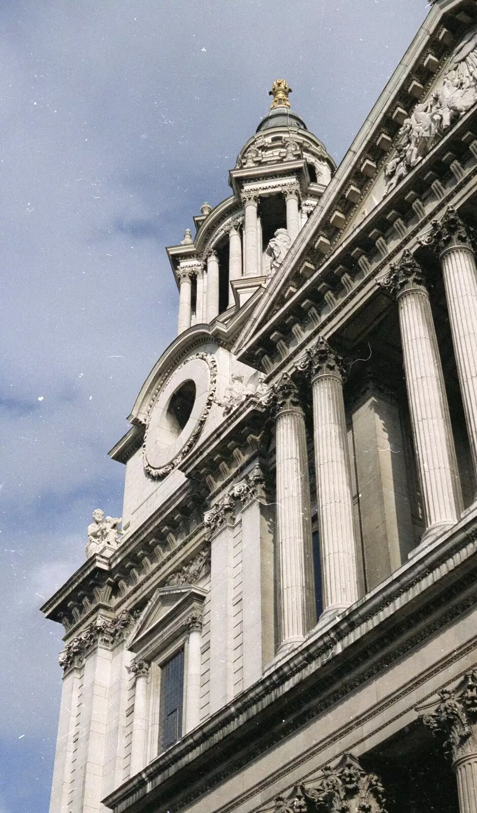 The outside of St. Paul's, from Kenny's Nibbles, St. Paul's and Sean's, Farnborough, London and Diss - 19th March 1990