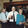 Alan Cox, ? and Jo in the Scole Inn