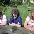 Linda, Brenda and Big Yorkshire Sue, Kelly's Printec Birthday, Roydon, Norfolk - 2nd May 1990