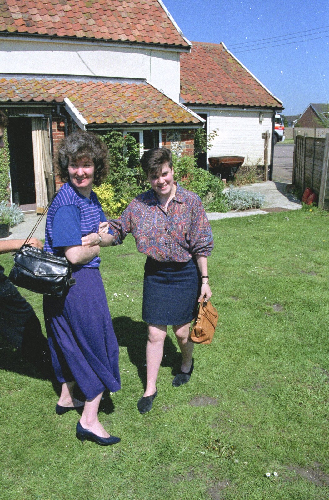 Brenda and Kelly from Kelly's Printec Birthday, Roydon, Norfolk - 2nd May 1990