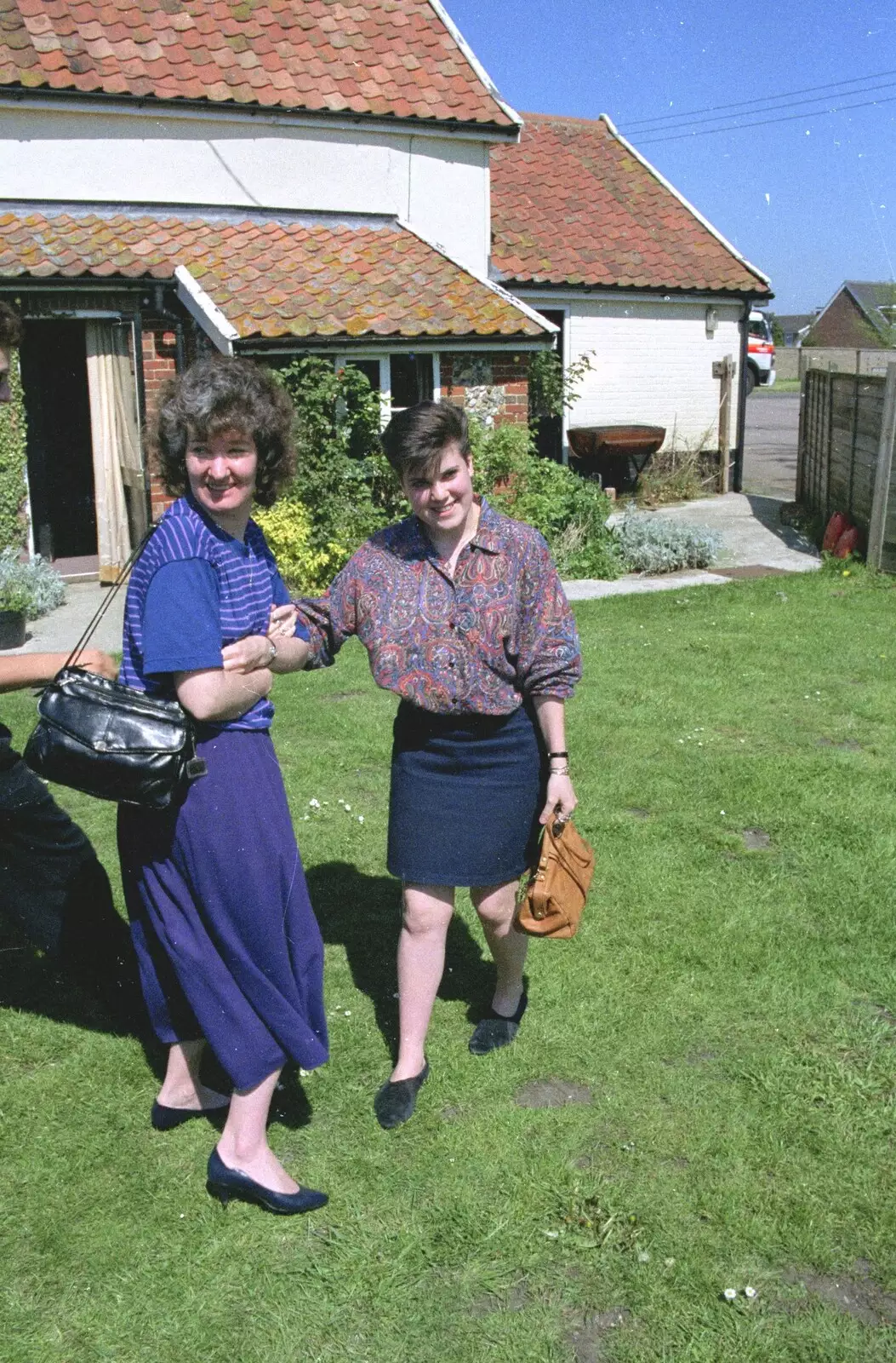 Brenda and Kelly, from Kelly's Printec Birthday, Roydon, Norfolk - 2nd May 1990