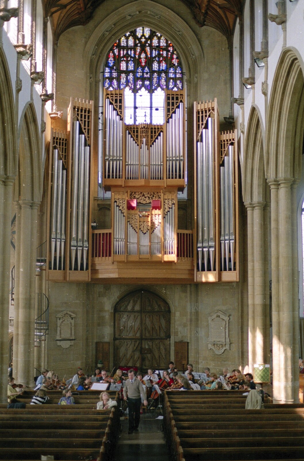 The organ of St. Peter Mancroft, Norwich from Tapestry With Baz, and a Trip to Blakeney, Suffolk and Norfolk - 14th May 1990
