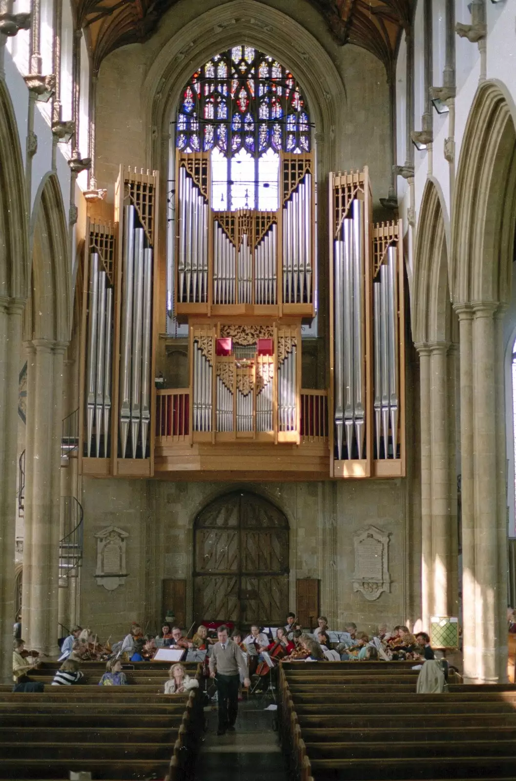 The organ of St. Peter Mancroft, Norwich, from Tapestry With Baz, and a Trip to Blakeney, Suffolk and Norfolk - 14th May 1990