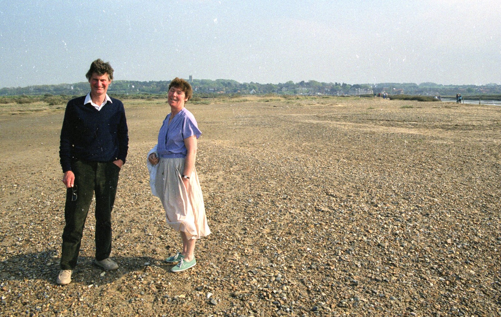 Geoff and Brenda at Blakeney from Tapestry With Baz, and a Trip to Blakeney, Suffolk and Norfolk - 14th May 1990