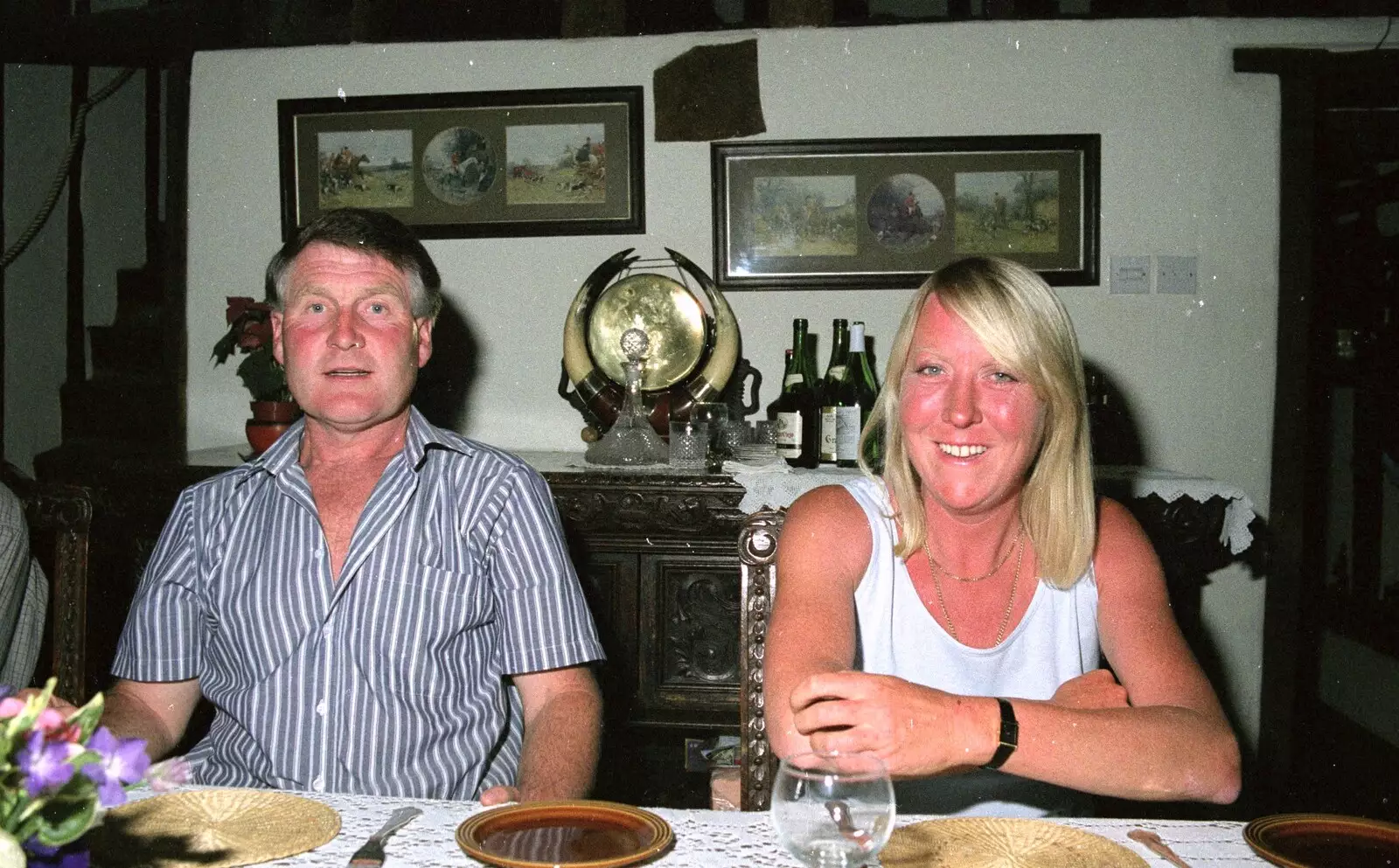 Bernie and 'Mad' Sue, from Tapestry With Baz, and a Trip to Blakeney, Suffolk and Norfolk - 14th May 1990