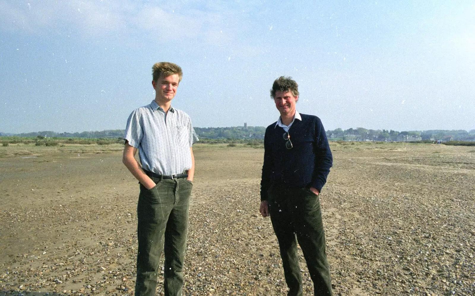 Nosher and Geoff, from Tapestry With Baz, and a Trip to Blakeney, Suffolk and Norfolk - 14th May 1990