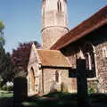 An octagonal church somewhere, Tapestry With Baz, and a Trip to Blakeney, Suffolk and Norfolk - 14th May 1990