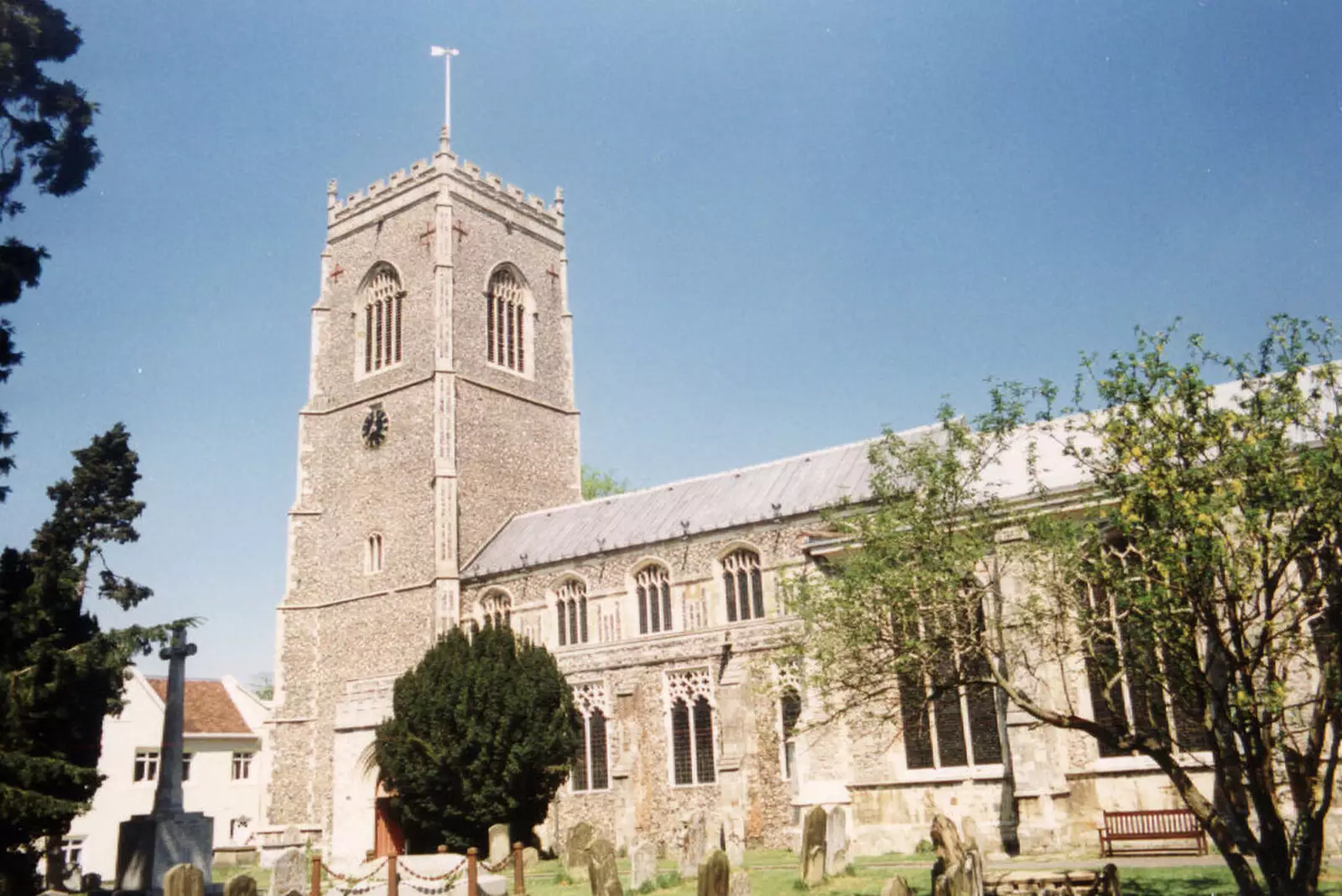 The Framlingham Church, from Tapestry With Baz, and a Trip to Blakeney, Suffolk and Norfolk - 14th May 1990