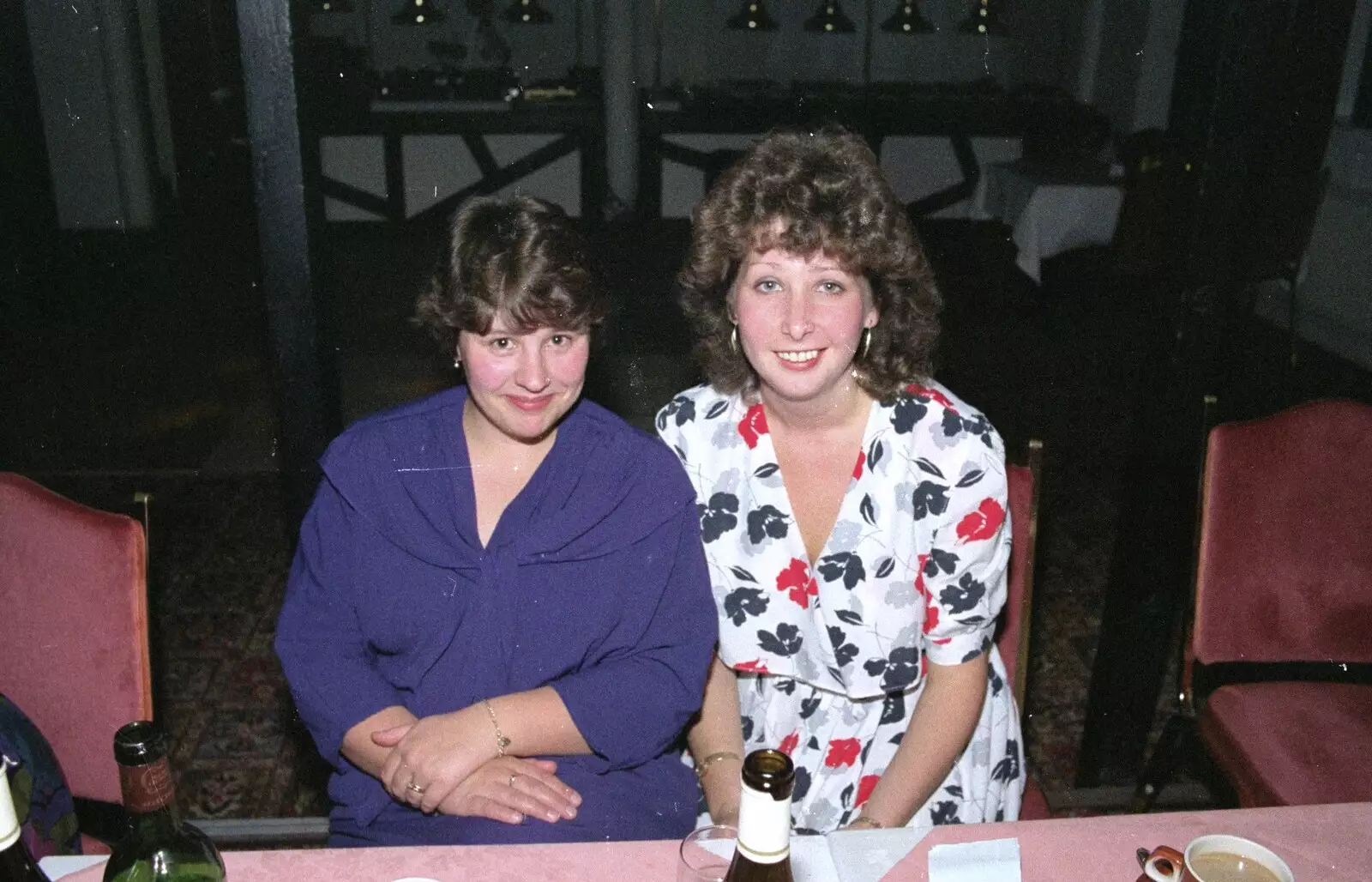 Wendy and Alison, from Printec and Steve-O's Pants, The Swan, Harleston, Norfolk - 19th May 1990