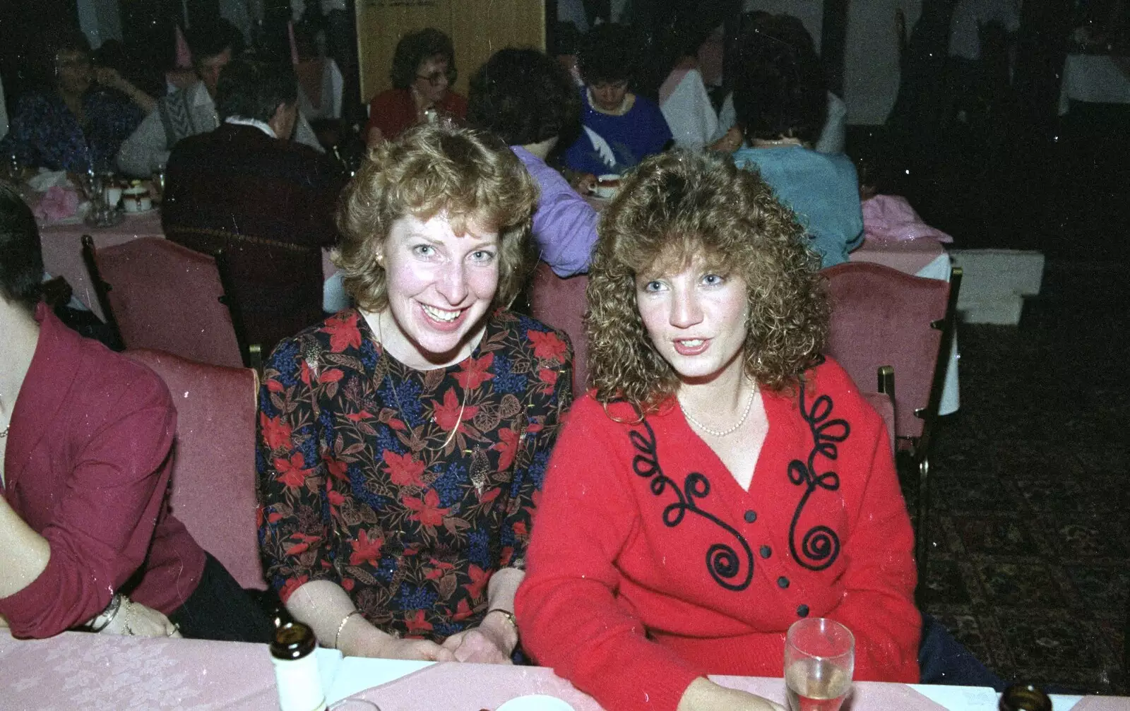 Jackie and Monique, from Printec and Steve-O's Pants, The Swan, Harleston, Norfolk - 19th May 1990