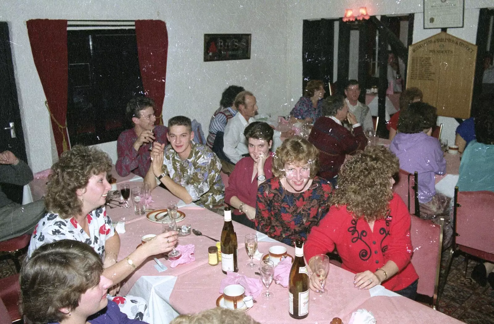 A Printec table, from Printec and Steve-O's Pants, The Swan, Harleston, Norfolk - 19th May 1990