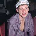 Steve-o has knickers on his head, Printec and Steve-O's Pants, The Swan, Harleston, Norfolk - 19th May 1990