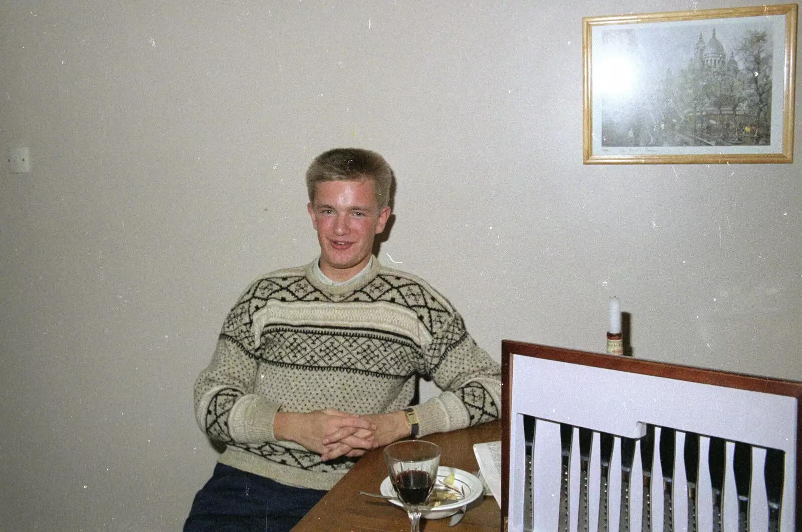 Nosher and a set of cutlery, from An "Above The Laundrette" Barbeque, Diss, Norfolk - 28th May 1990