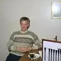 Nosher and a set of cutlery, An "Above The Laundrette" Barbeque, Diss, Norfolk - 28th May 1990