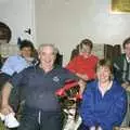 Kenny and the badminton gang, An "Above The Laundrette" Barbeque, Diss, Norfolk - 28th May 1990